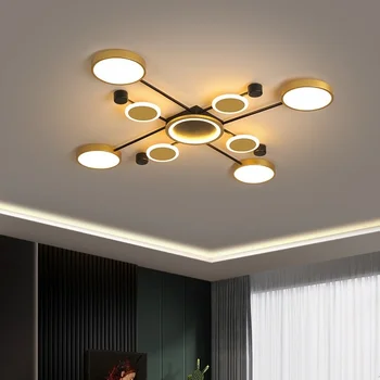 Новая Современная светодиодная люстра с дистанционным управлением Для Спальни, гостиной, столовой, кухни, бара, Люстра для домашнего освещения в помещении